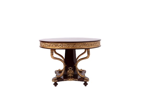 WOODEN-ROUND-FOYER-TABLE