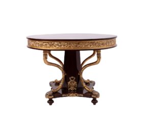 WOODEN-ROUND-FOYER-TABLE